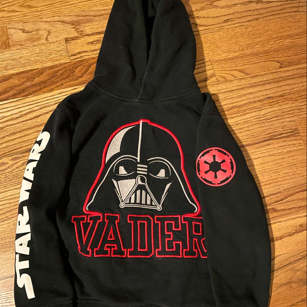 Star Wars x Gap Darth Vader hoodie boys sz Small